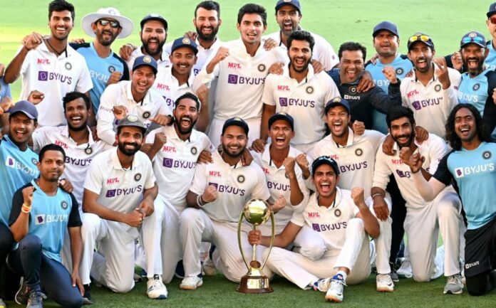 India breach fortress at gabba, beat aus by 3 wkts win series 2-1 India breach fortress at gabba, beat aus by 3 wkts win series 2-1